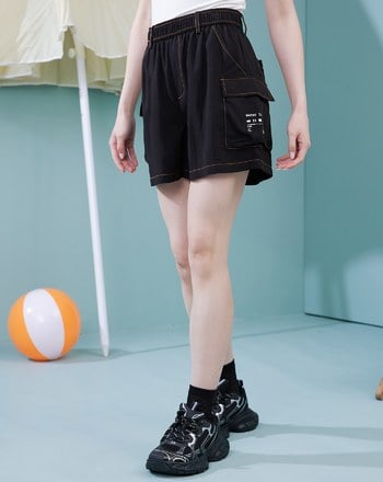 ➤音樂撥放器水洗涼感工裝短褲(兩色)