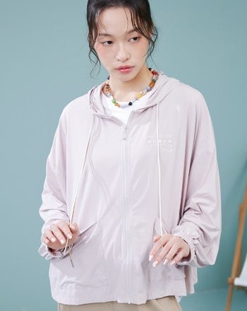 ➤冰Q棉冰感輕盈連帽外套(粉色)