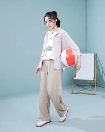 ➤冰Q棉冰感輕盈連帽外套(粉色)