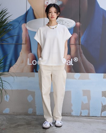 ➤造型剪接修身男友褲(兩色)