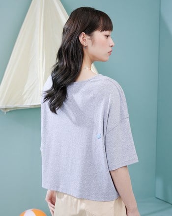 Beach Club椰子樹繡花T恤(兩色)