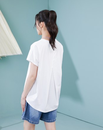 我想去啤酒海度假鬆緊涼感T恤(兩色)