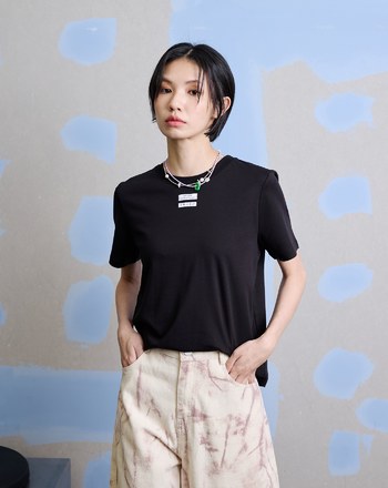 gozo cafe小織標純棉T恤(兩色)