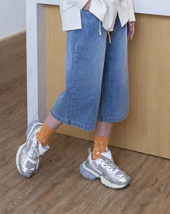 宅男宅在家緹花長襪(兩色)