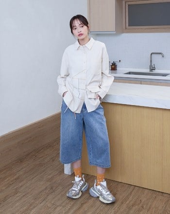 宅男宅在家緹花長襪(兩色)