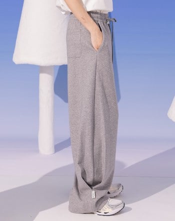 立體打褶造型鬆緊寬褲(三色)