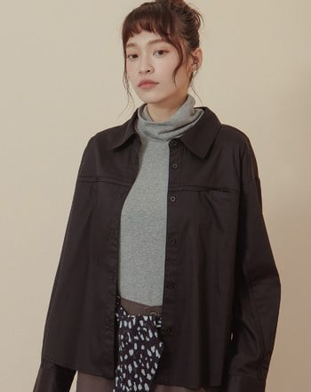 發熱羊絨彈力內搭高領上衣(四色)