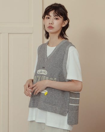 Gozopest繡花針織背心(兩色)