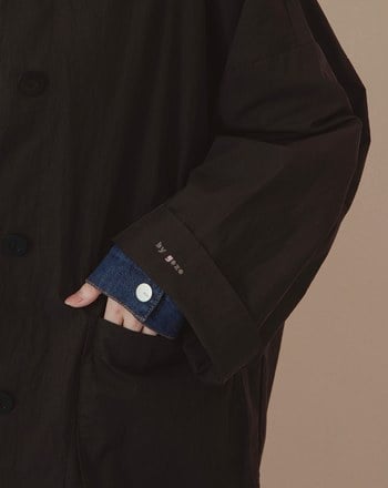 立體造型口袋襯衫領廓型外套(兩色)