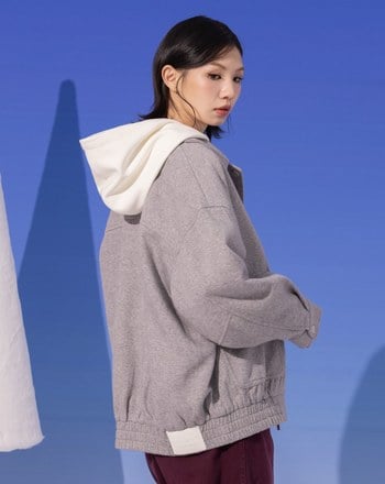 大口袋仿羊絨工裝外套