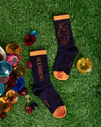 迪士尼系列 害羞鬼繡花跳色長襪